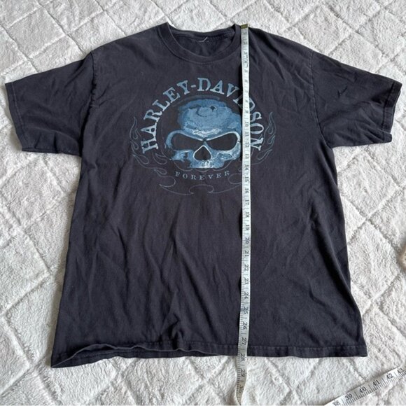 Harley-Davidson | "Harley-Davidson Forever" Short Sleeve Skull Tee | Size Large - Picture 8 of 8